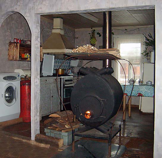 Самоделки на даче - газогенераторная печь.